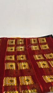 Jilbab Segiempat Motif