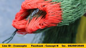 อวนล้อมไก่ อวนแตง ขอบสีน้ำเงิน ตะข่ายล้อมไก่ ตาข่ายปลูกผัก ตาข่ายไนล่อน ตาข่ายกรงไก่ สำเร็จรูป อุปกรณ์ไก่ สูง 1.5 1.7 2.0 2.5 เมตร ยาว 12-15 ม