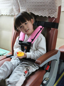 Portable Child Car Safety Belt Strap Universal Bus School Bus Airplane Anti-Fall Simple Easy-To-Use Vehicle Auxiliary Seat