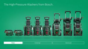 BOSCH เครื่องฉีดน้ำแรงดันสูง 130 บาร์ Universal Aquatak 130 ปืนยาว AQT130 รับประกันศูนยาว 1 ปี (06008A7BK0)
