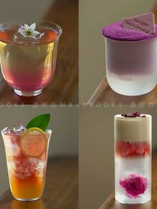 Ultra-Thin Simple Style Japanese Cocktail Cup Premium Coffee Drink Tea Alcohol Atmosphere Sense National Style Barware Glass