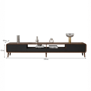 Modern Luxury Walnut TV Cabinet Living Room Home Use Combination Whole Wall Cabinet Nordic Style Furniture without Assembly