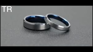 Basic 2mm 4mm 6mm 8mm 10mm Men Wedding Black/Silver Tungsten Ring Matte Finish Beveled Polished Edge Comfort Fit
