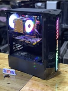 คอมเล่นเกมส์ ตัดต่อ ปล่อยบอท ทํางาน เเรงๆ INTEL XEON2680 V2 10C 20T turbo 3.6Ghz / X79 /ram16GB /RX 570 8GB /M.2 NVme250g PRELOVED