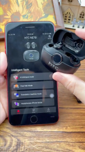 HTC ne79 ai dịch Tai nghe Bluetooth 6.0 Tai nghe không dây thời gian thực ai dịch 72h pin cuộc sống enc Microphone IPX5 nhẹ chống nước