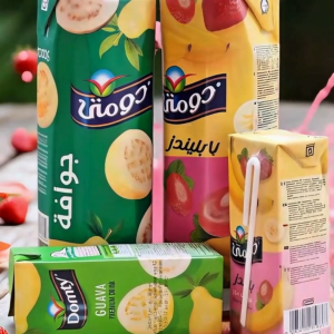 Domty Fruit Drink / Domty Minuman Berperisa / Juice / Strawberry Mix Banana / Guava / 1L / 235ml / Natural / Minuman Perisa Buah