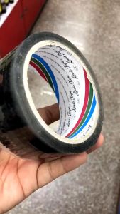 💙เทป OPP Louis Tape พิมพ์ลาย ห้ามทับ ห้ามโยน ระวังของแตก ลายการ์ตูน น่ารัก สีฟ้า-ใส ขนาด2นิ้วx45หลา (ราคา/ม้วน) | KKNT