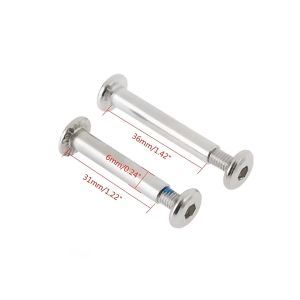 4pcs  Baut As Sepatu Roda Anak Baut Inline Skate As Pendek 6X30MM