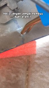 COD Cepat HB Pistol Las Kendaraan Automotive Plastic Welding Gun 50W / Pemanas Las Plastik Body Motor pecah Penyambung bumper mobil pvc Retak - Q028