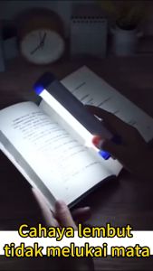 Lighthundred LAMPU EMERGENCY LED / LAMPU NEON LED PANJANG USB BOLAM LET PORTABLE / LAMPU BELAJAR USB LAMPU DARURAT MULTIFUNGSI UNTUK BELAJAR BEKERJA BERKEMAH