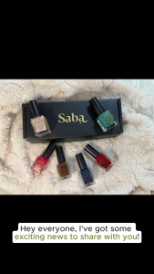 []Gift Box Set] Saba Breathable Nail Polish | Wudhu Friendly & Halal certified | Perfect gift for Raya