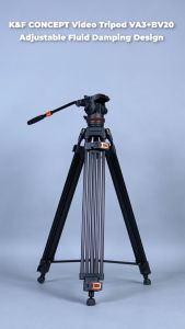 K&F Concept 10KG Load Capacity Fluid Head Tripod Camera Video Tripod VA3+BV20 - Tripod Kamera
