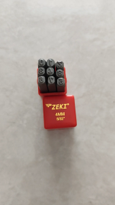 Alat Ketok Angka 4mm Zeki Japan Number Punch Zeki Angka Ketok 4mm Zeki Japan