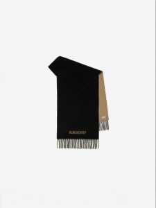 Burberry | Equestrian Emblem Double Faced Cashmere Scarf