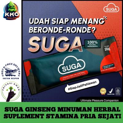 SUGA Minuman Serbuk Rasa Ginseng Madu Lemon 1 Box 4 Sachet - Meningkatkan Energi