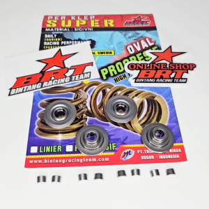 RETAINER + KUKU KLEP BRT SONIC CB150R CBR 150 R Facelift CBR 250 SUPRA GTR Retainer Shim Klep Racing