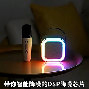 THE GREEN MILE❤️[พร้อมส่ง]ลำโพงคาราโอเกะK12Mini แบบพดพากลางแจ้งไร้สายขนาดเล็ก มาพร้อมไมโครโฟนเดี่ยว-คู่