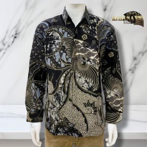 Kemeja Batik Pria Katun Lengan Panjang. untuk acara formal & non formal.