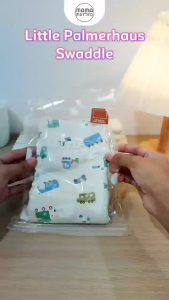 LITTLE PALMERHAUS Little Wear Basic Baby Swaddle / Kain Bedong Bayi