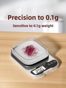 MONLEYTA | Kitchen Electronic Scale Precision Weighing Small Home Use Medicinal Materials Chinese Herbal Medicine Scale Monleyta Brand