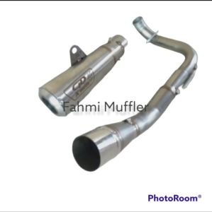 KNALPOT Racing CLD X MONSTER DM 50 BUAT MOTOR Beat Scoopy Vario 110 Mio sporty Mio M3 Mio j leher kolong atas anti gasrot polisi tidur