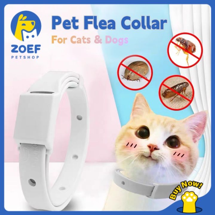 ZOEF Pet Flea Collar Anti Mites Lice Necklace For Dogs Cats Soft Safe