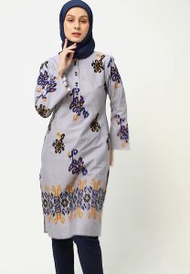 Arjuna Weda Tuniq Batik Wanita Motif Songket Raster