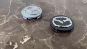 Logo chụp mâm lazang bánh xe Mazda đường kính 57mm chất liệu nhựa ABS mã hàng MAD57