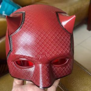hot toys | Hottoys Marvel Daredevil Mask Movie Daredevil:Born Again Season 2 Helmet ABS Adult Boys Cosplay Cool Halloween Christmas Gift