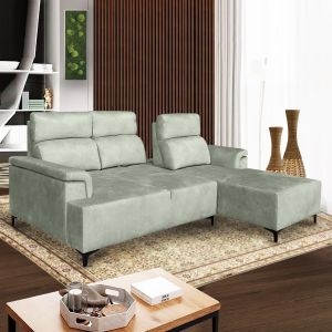 GOFORHOME SOFA BERBENTUK L PULL-BACK SOFA L-SHAPE SOFA VELVET SOFA MODERN SOFA CONDOMINIUM SOFA RUANG TAMU LIVING ROOM APARTMENT Cheap L Shaped Sofa L Shape Sofa With Bed - Lazada