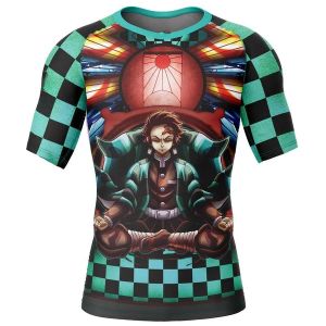Bandai | 2026 Fashion Anime Ghost Slayer Personalized 3D Printed T-shirt for Summer Outdoor Street Wear Casual Y2k T-shirt in Large Size