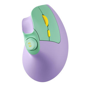 Seenda Ergonomic Bluetooth 2.4G Wireless Mouse with Volume knob Quiet clicks Rechargeable Vertical USB Mouse for Mac Windows PC