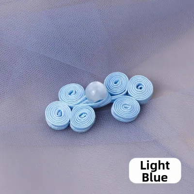 Handmade Vintage Chinese Style Button for Cheongsam Three-Wheel Jade Bead Tang Suit National Costume Ethnicity DIY Sewing Material