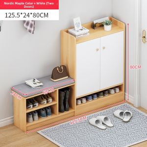 Multi-Function Storage Bench Shoe Cabinet