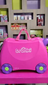 Trunki Original Kids Ride-On Suitcase and Carry-On Luggage for Kids Tiger Design Travel & Ride-on Gift for Kids