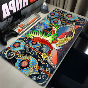 Bandai | Large Mouse Pad XXL P-pokemon Ho Oh Office Gamer Computer Accessories Desk Mat Table Keyboard Laptop Carpet Gaming Mousepad
