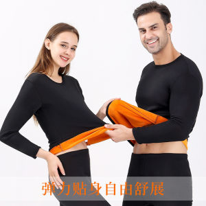 Thick Thermal Underwear Clothing Long Johns for Men And Women Winter Warm Pajamas Cotton Sleepwear Couple Matching Set