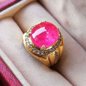 CINCIN BATU RUBY CATAM SERAT HALUS KUALITAS SUPER