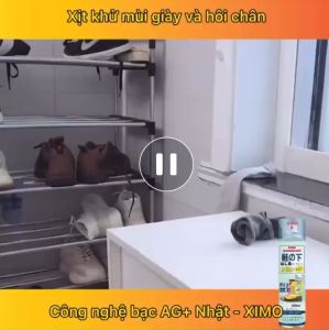 Bình xịt khử mùi hôi chân và làm sạch mùi giày Ximo cao cấp 300ml