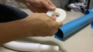 YoungPing ซิลิโคนกันกลิ่น กันแมลง สำหรับท่อรูใน 68-69 มม. หรือขนาดท่อ PVC 65 2.5 นิ้ว 8.5 บาร์)