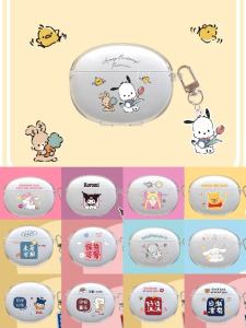 Honor X5s Wireless Bluetooth Earphone Silicone Protective Case Transparent Soft Shell Anti-Fall Cute Design for Women LCHSE