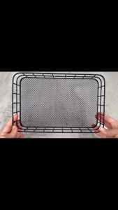 Wrought Iron Mesh Storage Basket Stylish Desktop Organizer for Cosmetics and Household Supplies Storage Container for Use