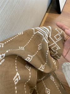 QIAONIAOGE | Retro Embroidered Linen Casual Pants Womens Loose Straight Cut Comfortable Versatile Summer New Style High Waist Long Pants