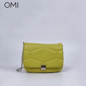 Oumi Omi Chain Messenger Bag 23 New Arrival Fashion Classy Sentong Qin Plaid Shoulder Bag Small Square Bag for Women
