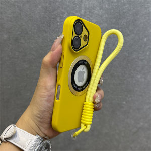 เคสโทรศัพท์แบบซับแม่เหล็กพร้อมกล้องป้องกันฝุ่นแบบเต็มจอแบบมีด้านดิบสำหรับ Apple iPhone 16 pro Max 15 pro 14 pro 13 รุ่นที่มีความรู้สึกหรูหรา