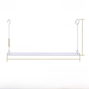 Aluminum Alloy Folding Clothes Drying Rack Single Pole Bed Quilt Drying Hanger Home Balcony Hanging Clothes Line Storage Organizer