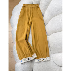 La Chapelle | Thin High Waist Loose and Slimming Wide Leg Pants