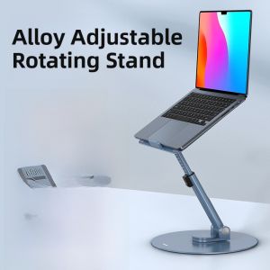VOKAMO | VOKAMO iStand Pro Laptop Riser Stand Adjustable Height Aluminum Alloy Macbook Elevator Bracket Suspension Cooling Desktop Vertical Rotation