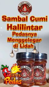 Sambal Cumi Halilintar EXTRA Pedas