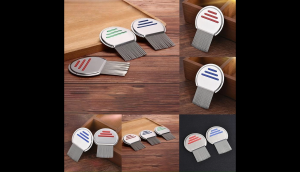 พร้อมส่ง หวีเสนียดสางเหา หลุดทั้งตัวและไข่ หวีเหาไข่หลุดตัวหลุด หวีเหา หวีเสนียด หวีสางเหา ส่งด่วน!! พร้อมส่ง รุ่นใหม่ซี่เกลียวถี่มากหลุดทั้งตัวทั้งไข่ สแตนเลสแท้ แข็งแรง ThaiJOY